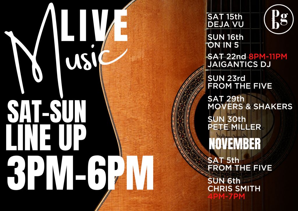 Live Music 3pm6pm Peninsula Beer Garden